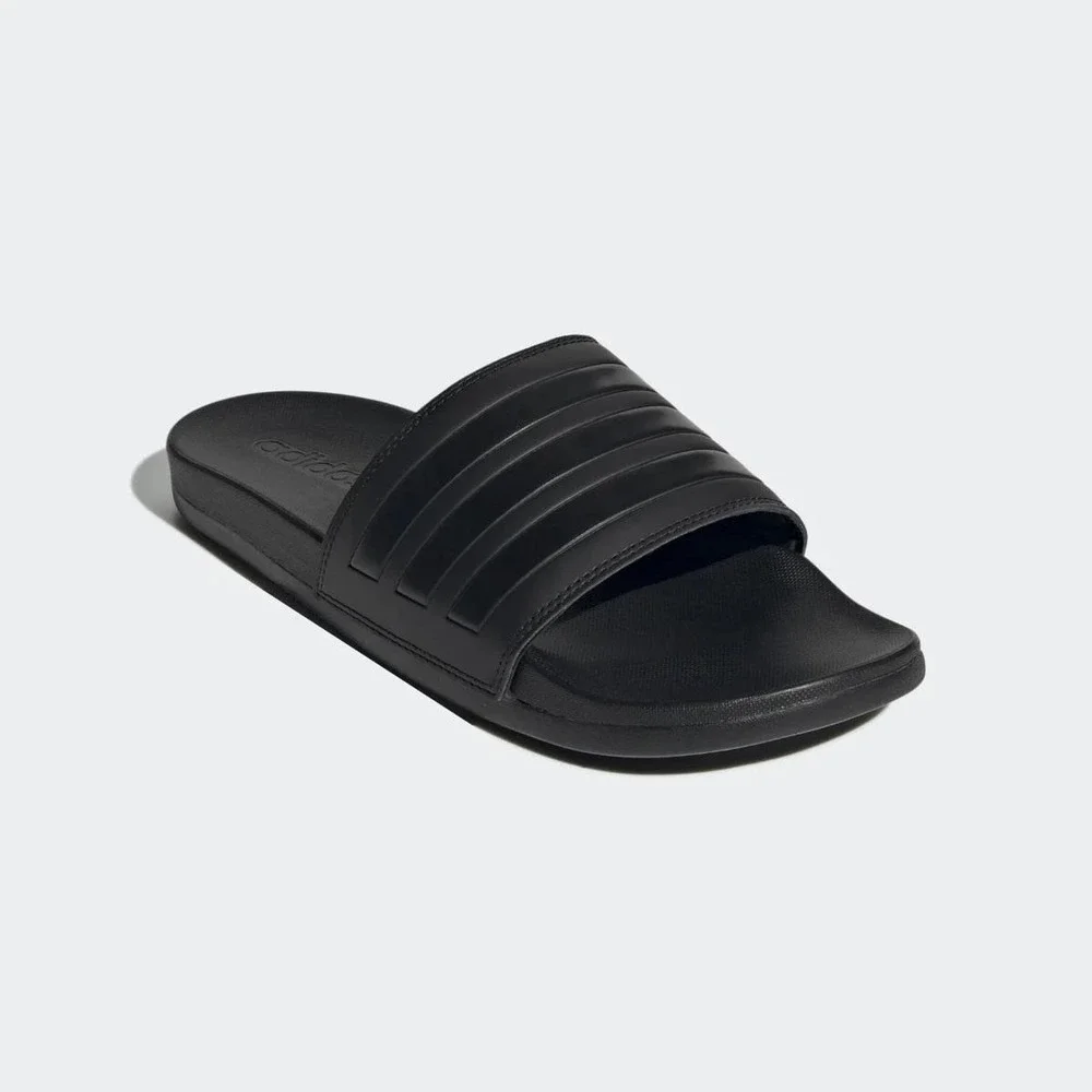 Adidas Adilette Comfort Slides Mens 13 Black Athletic‎ Sandals GZ5230 New
